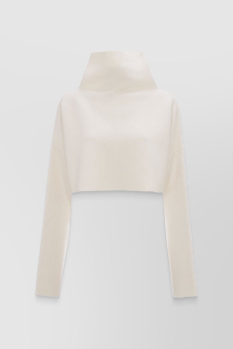 JW Anderson - Cropped high neck collar sweater