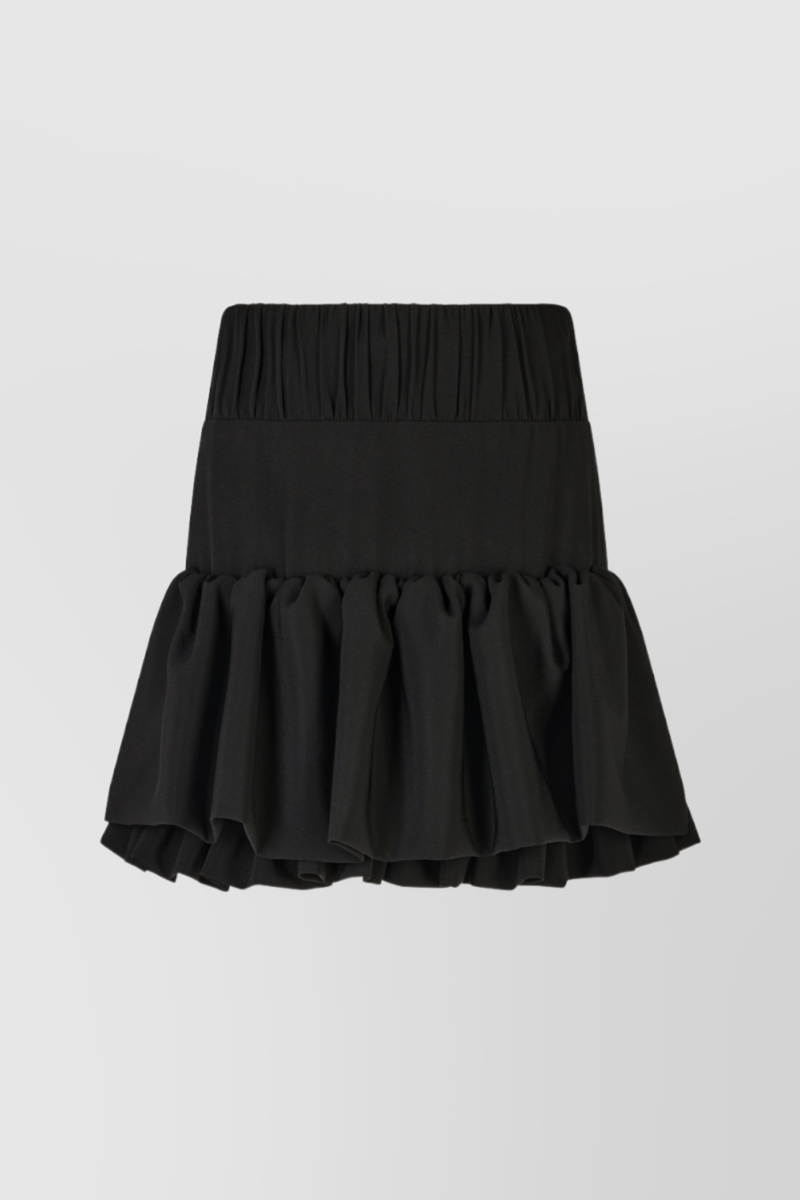 Paco Rabanne - Mini skirt with buffy hem