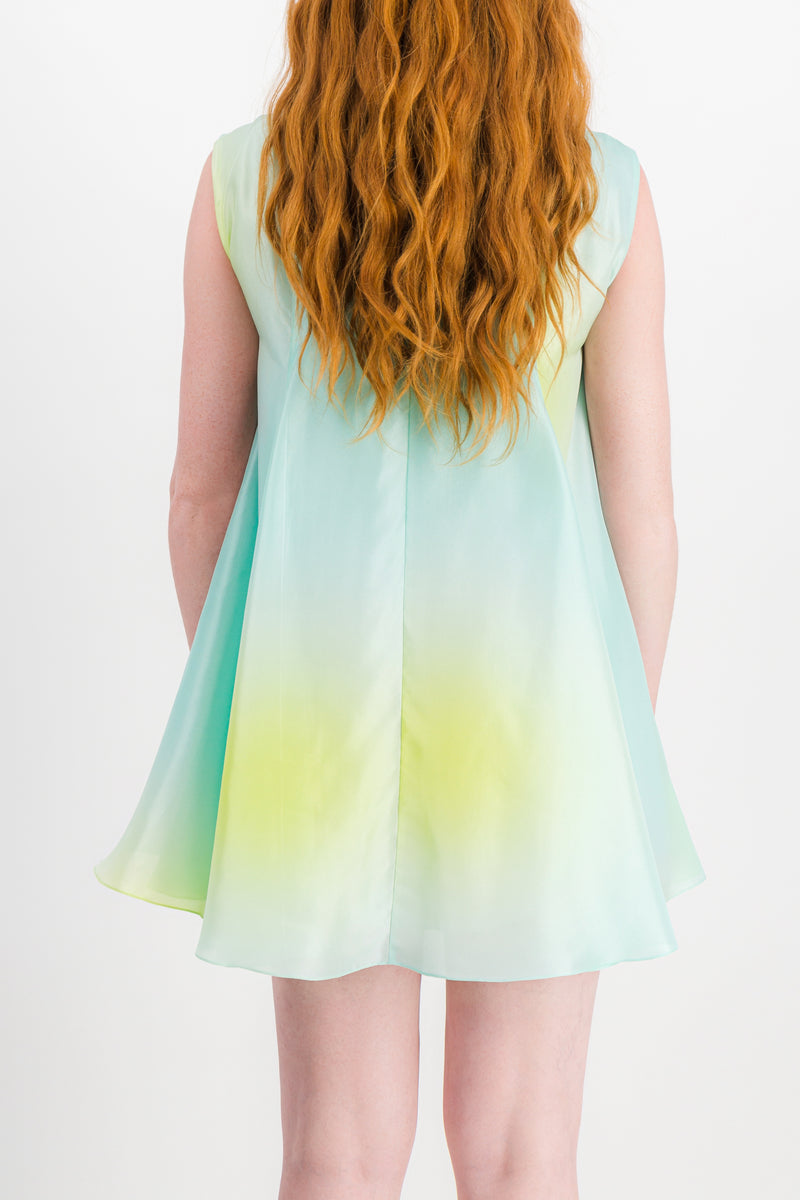 Nina Ricci - Bi-colored babydoll mini dress