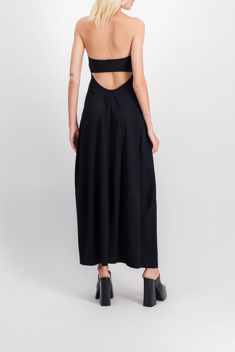 Nina Ricci - Open-back strapless maxi dress