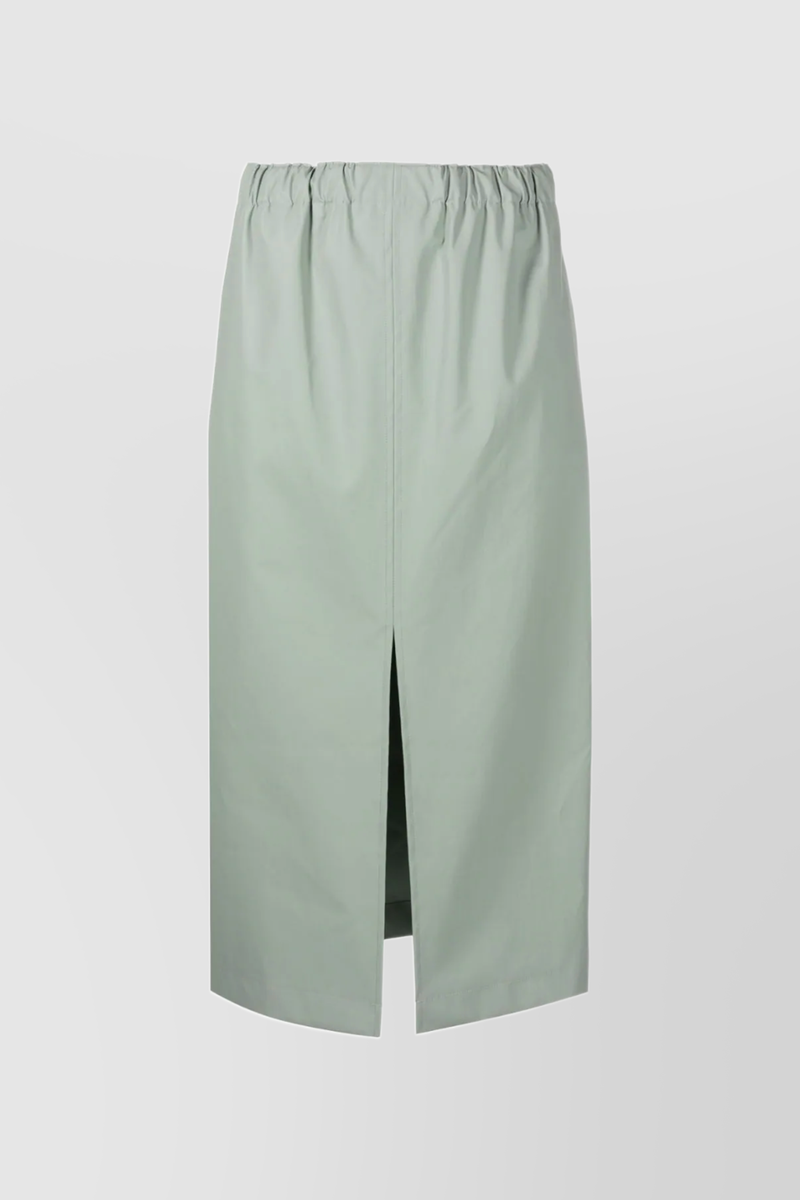 Maison Margiela - Coated faux-leather midi skirt