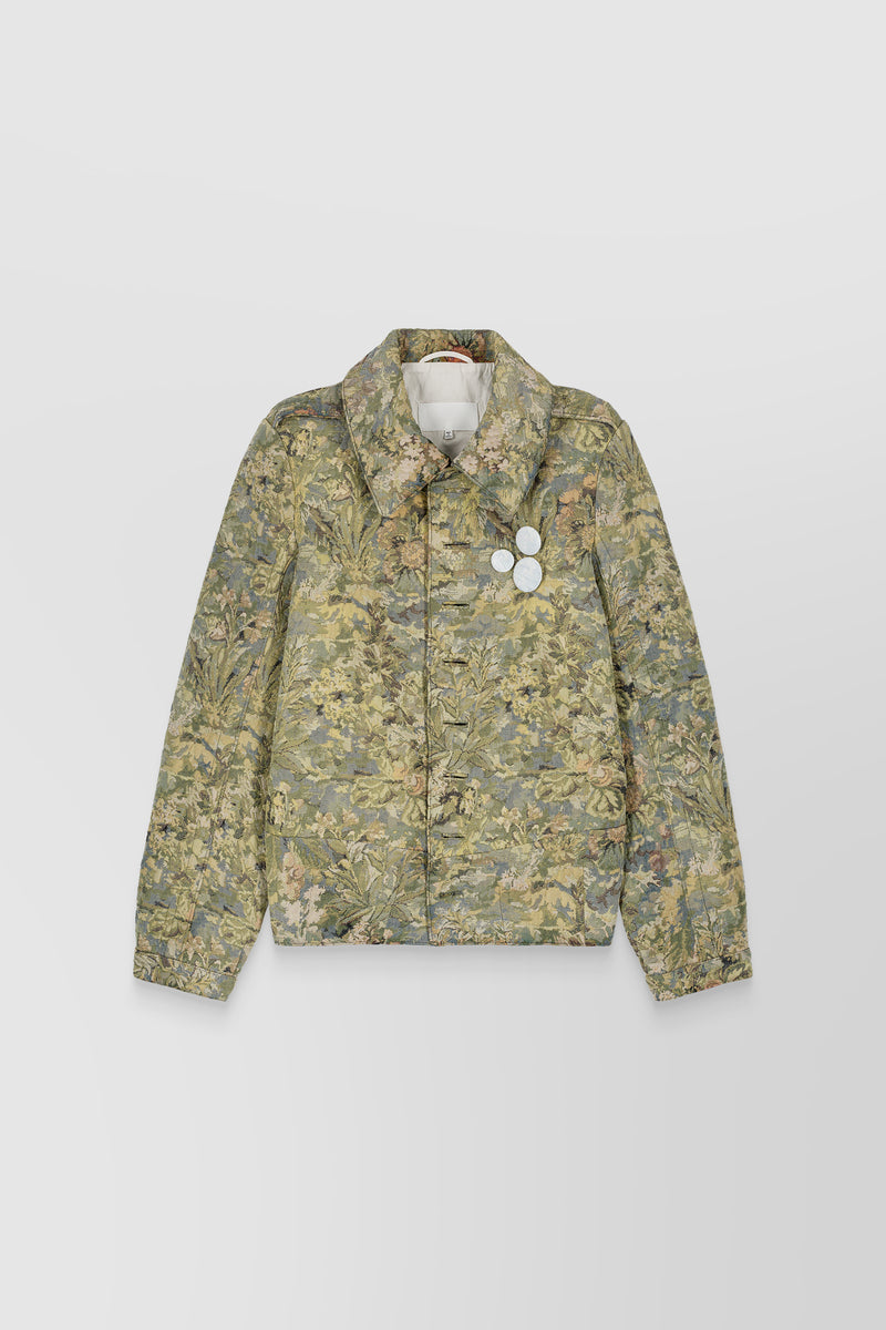 Maison Margiela - Multicolour jacquard cotton jacket