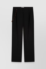 Low rise loose tailored pants