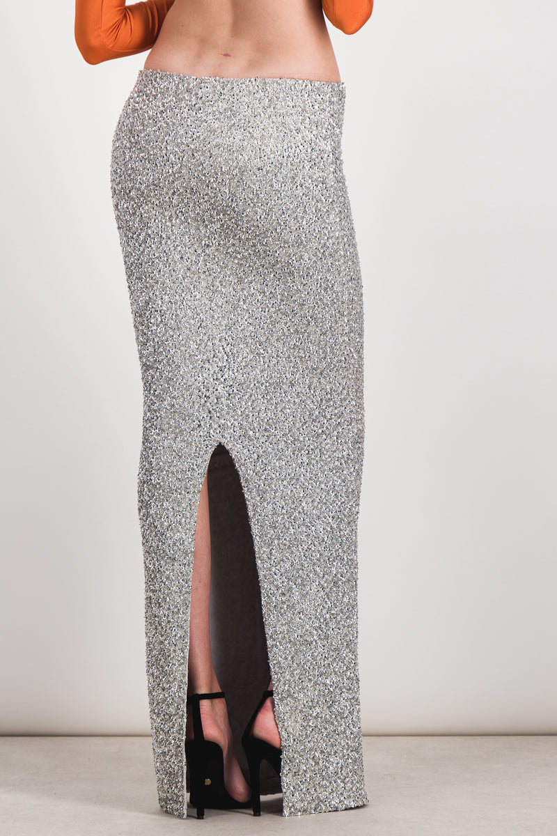 Coperni - Embroidered maxi skirt