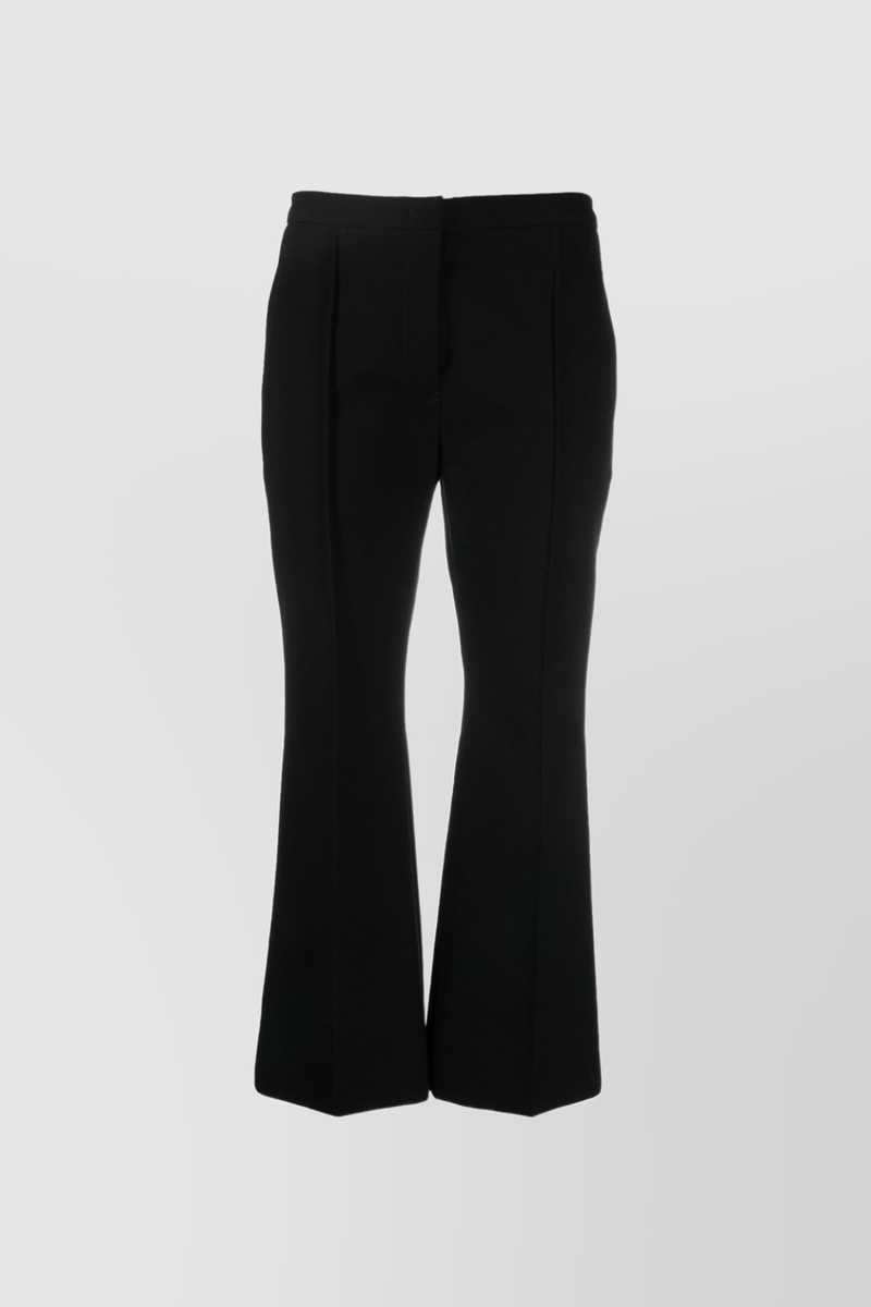 Jil Sander - Cropped straight leg nylon-wool pants