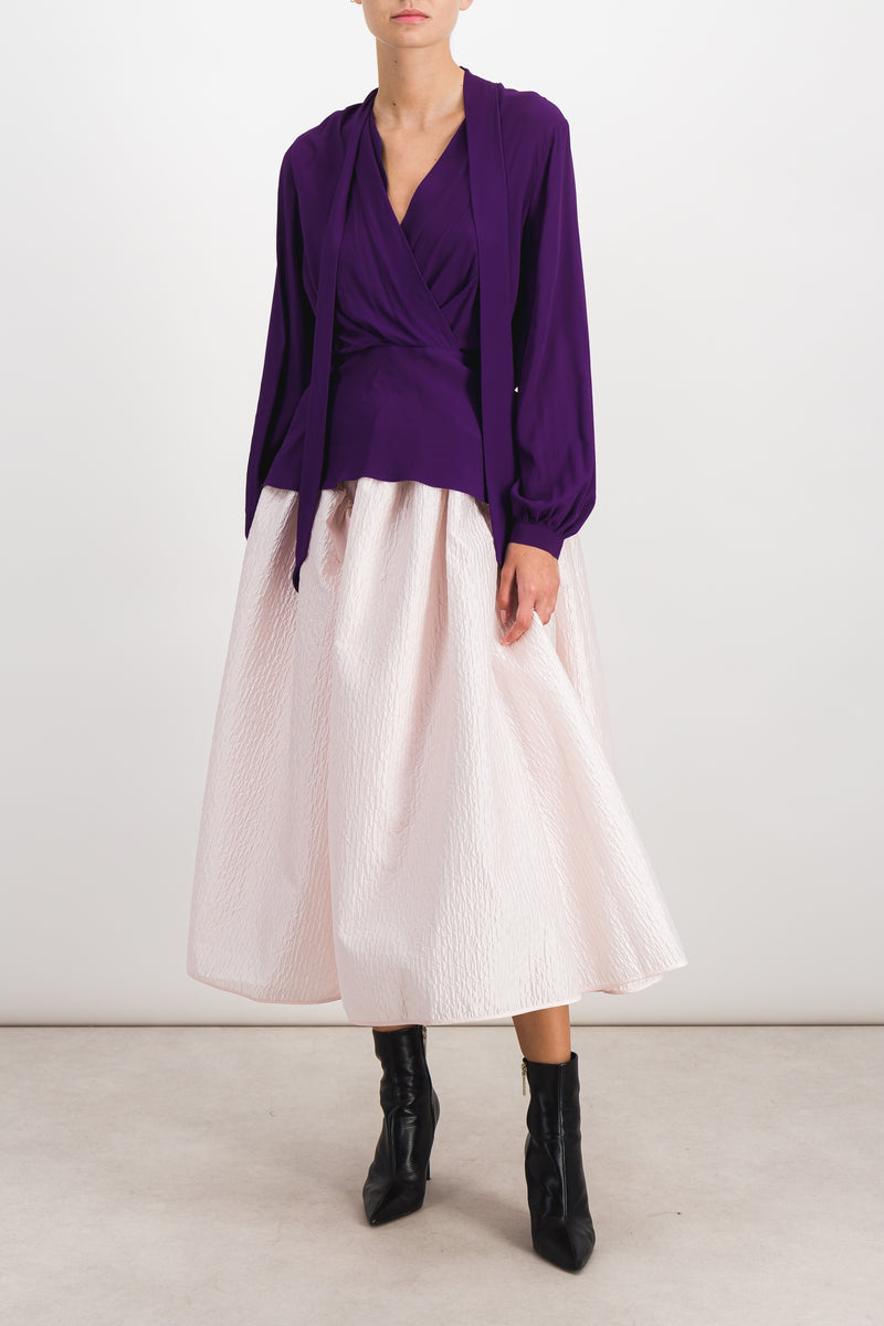 Cecilie Bahnsen - Rose panelled voluminous maxi skirt