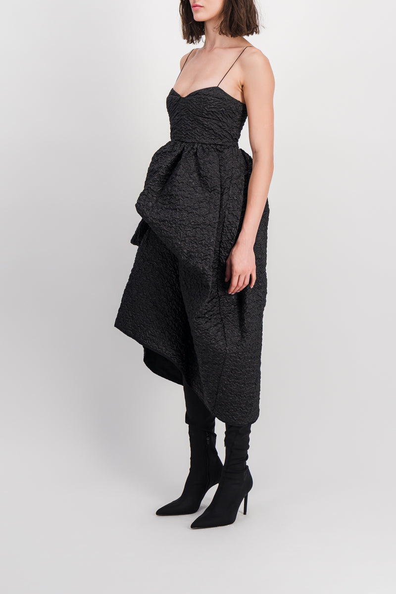 Cecilie Bahnsen - Bustier dress with asymmetrical skirt and bow