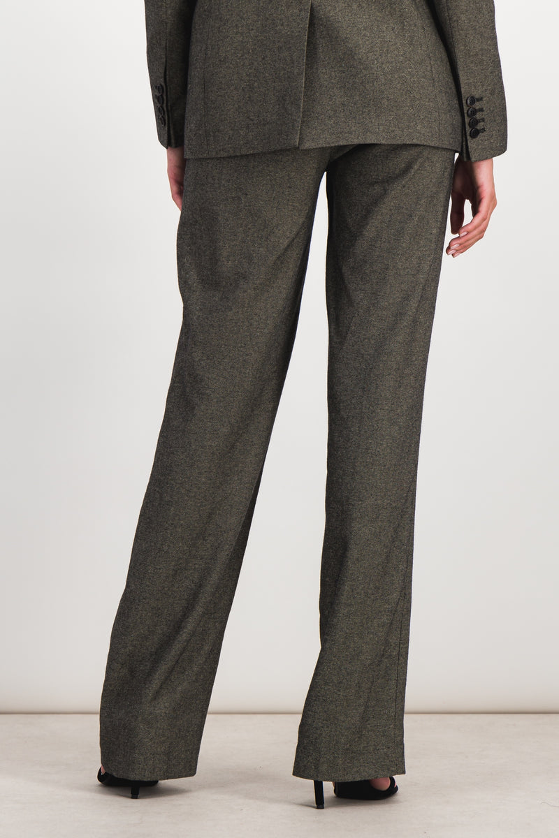 Coperni - Dark grey low rise loose tailored pants