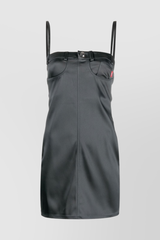 Bodycon mini dress with fine straps